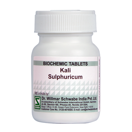 Schwabe Kali Sulphuricum Biochemics Tablets for Eczema, Dandruff, Scaly skin 