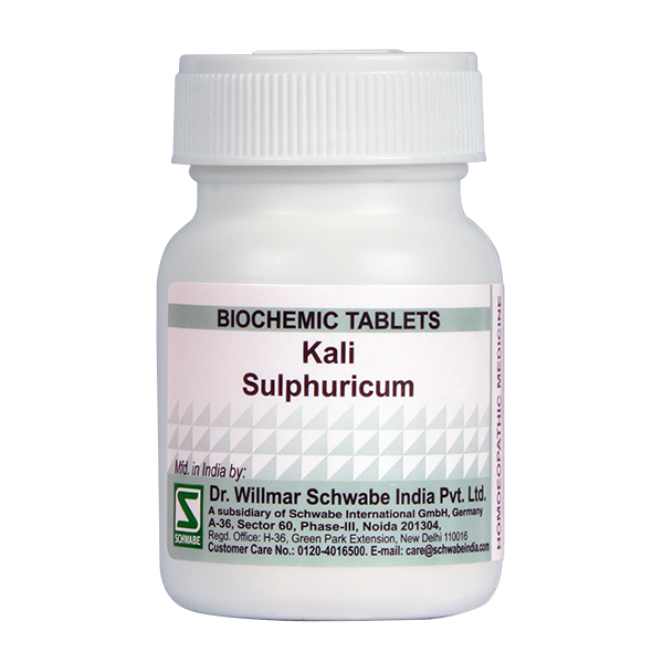 Schwabe Kali Sulphuricum Biochemics Tablets for Eczema, Dandruff, Scaly skin 