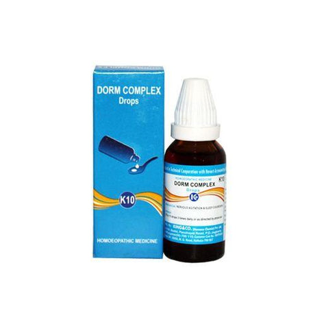 King & Co Dorm Complex K10 Drops for Nervous Agitation, Sleep Disorders