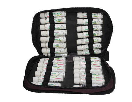 Homeopathy Cold Flu Kit with 23 remedies in zip case