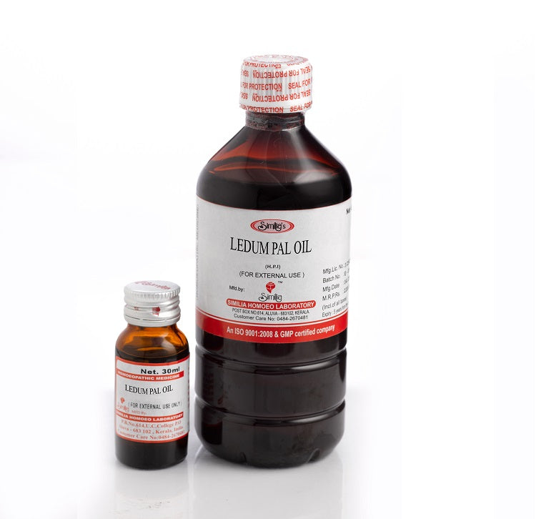 homeopathy Ledum Pal Oil for punctured wounds & insect bites