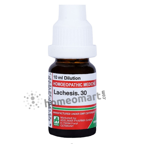 Adel Lachesis-Homeopathy-Dilution-6C-30C-200C-1M.