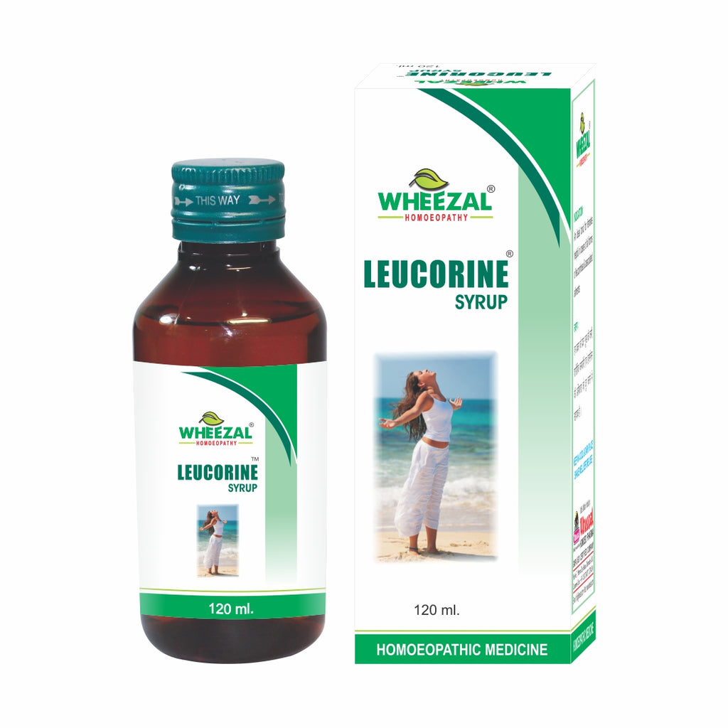 Wheezal Homeopathy Leucorine Syrup, Leucorrhoea, White discharge