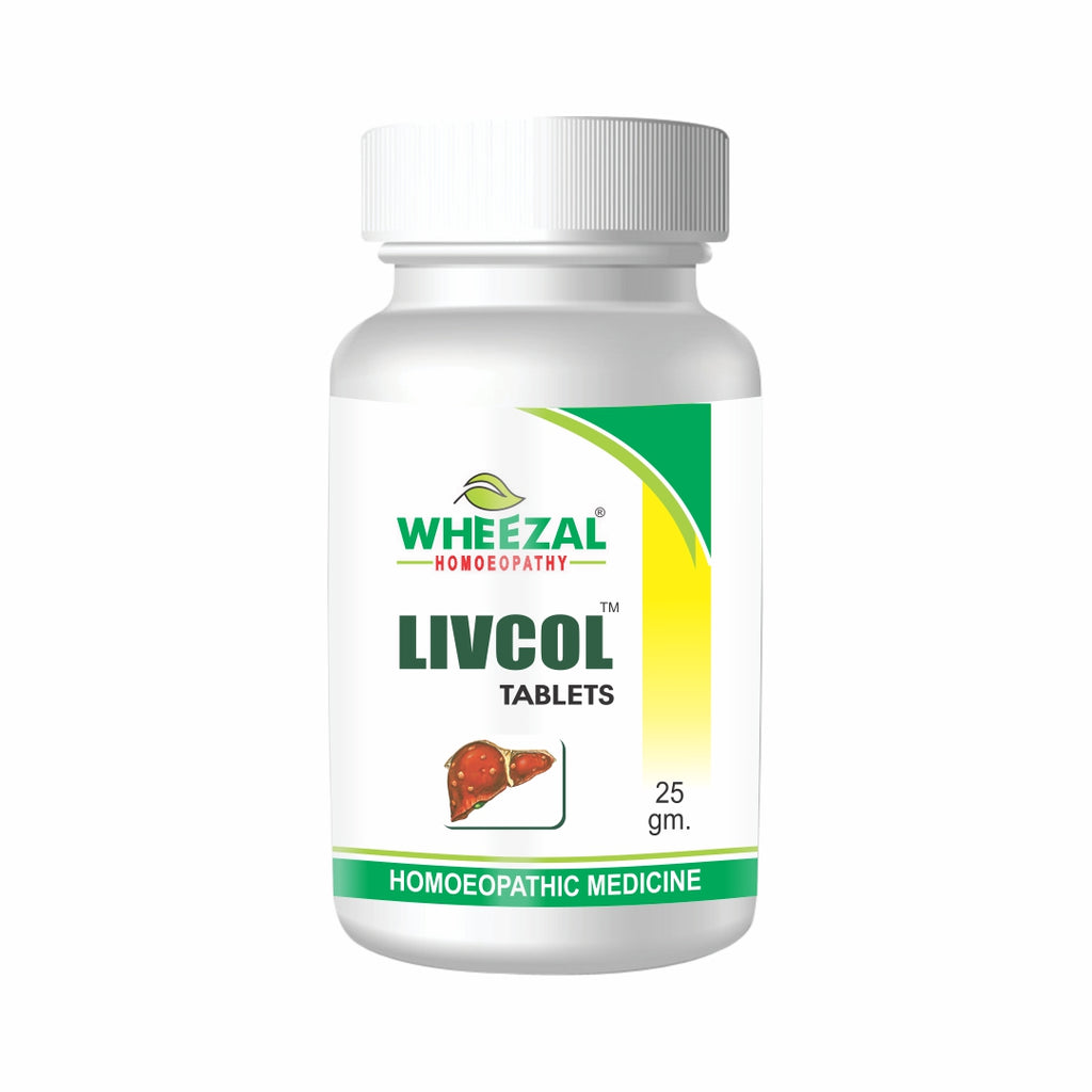 Wheezal Homeopathy Livcol Drops & Tablets, Sluggish Liver, Cirrhosis
