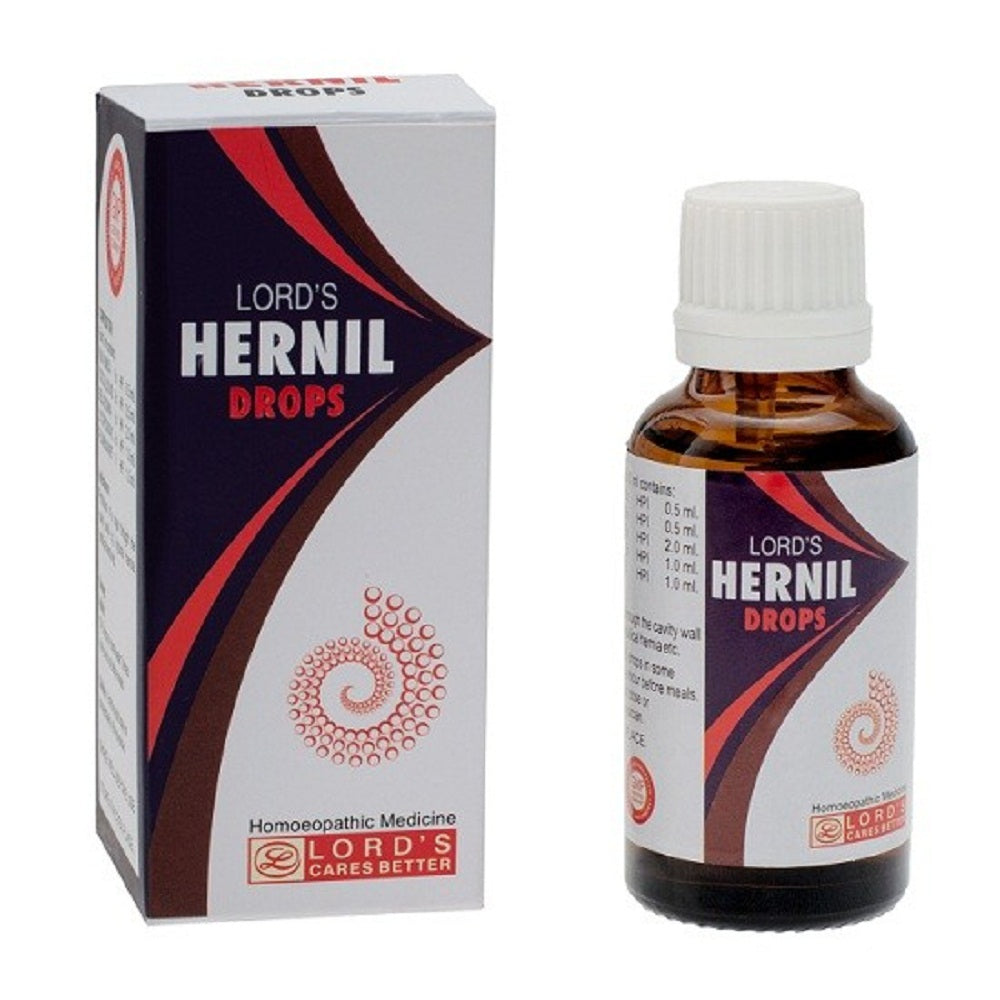 Lords Hernil Drops for Inguinal Hernia, Umbilical Hernia