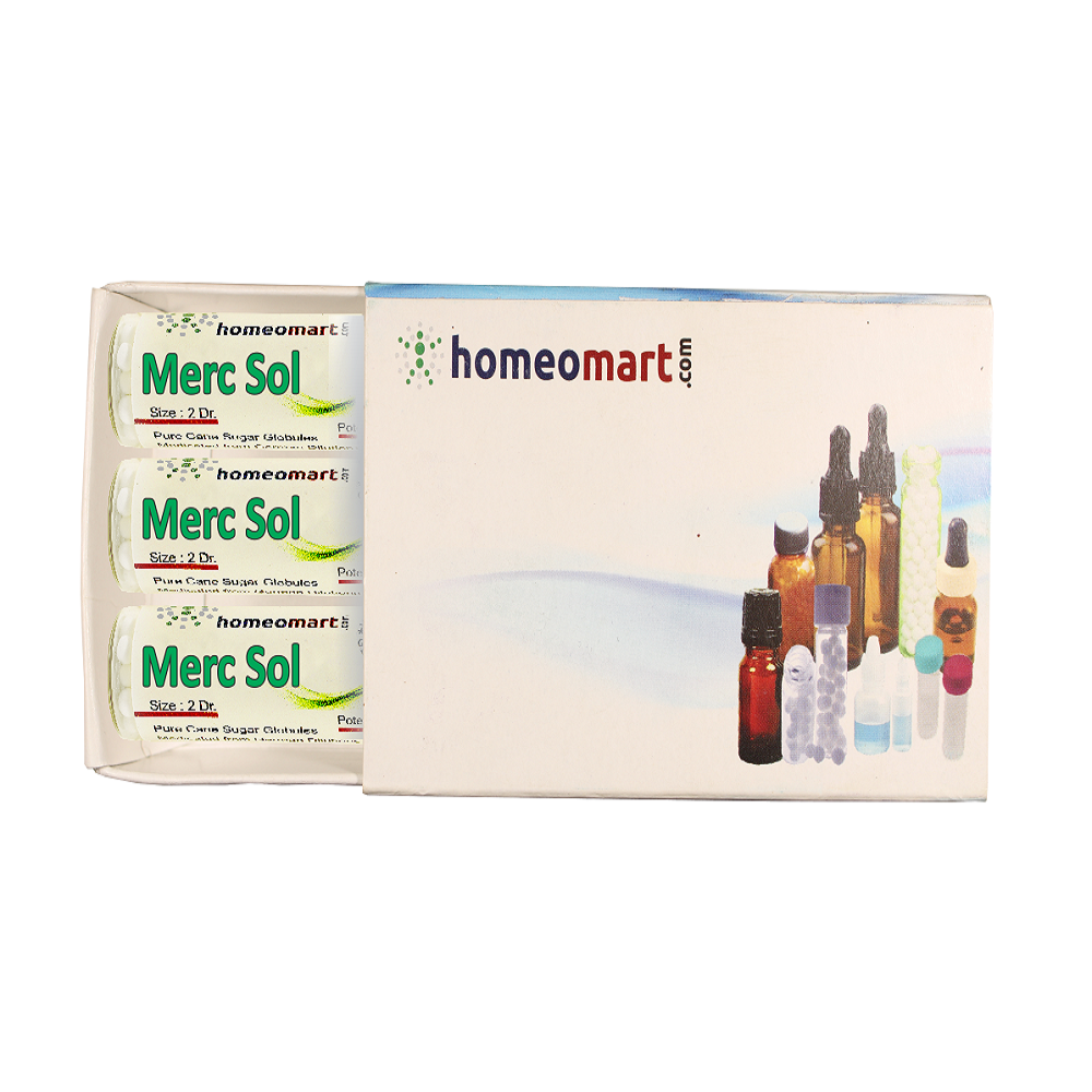 Mercurius Solubilis homeopathy 2 Dram Pills box pack of 3
