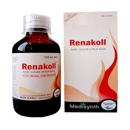 Medisynth Renakoll homeopathy Syrup for Renal Disorders UTI, urinary tract infection, cystitis