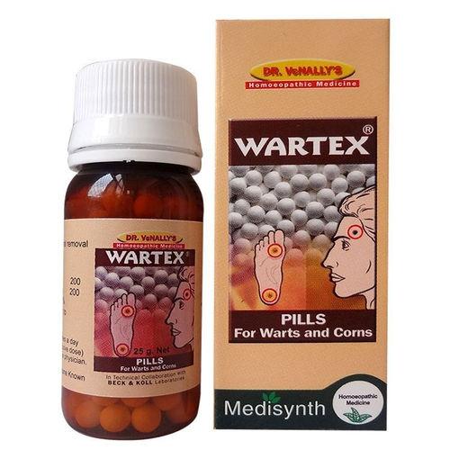 Medisynth Wartex Forte Pills - Safe, Effective Homeopathic Medicine for Warts