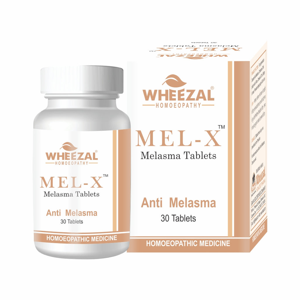 Wheezal Homeopathy Mel-X Tablet, Cream for Melasma, Dark Skin Spots