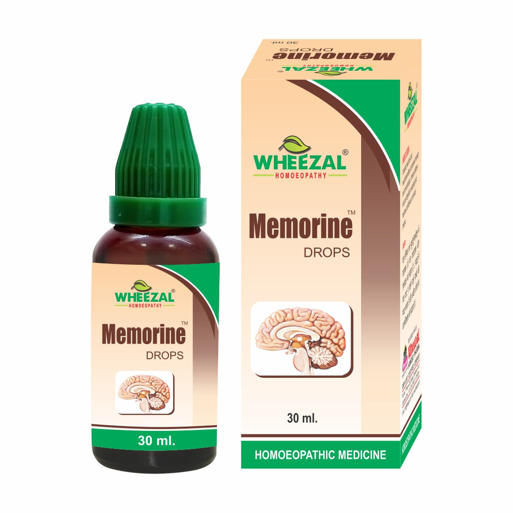 Wheezal Homeopathy Memorine Drops, Memory Booster,