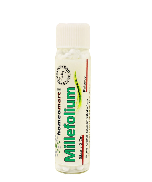 Millefolium Homeopathy medicated globules in 30c  200c 1m 10m