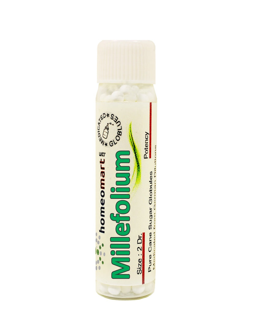Millefolium Homeopathy medicated globules in 30c  200c 1m 10m
