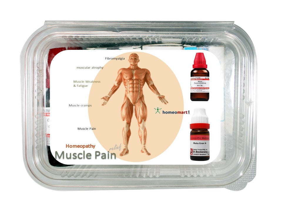 muscle pain treatment at home remedies homeopathic