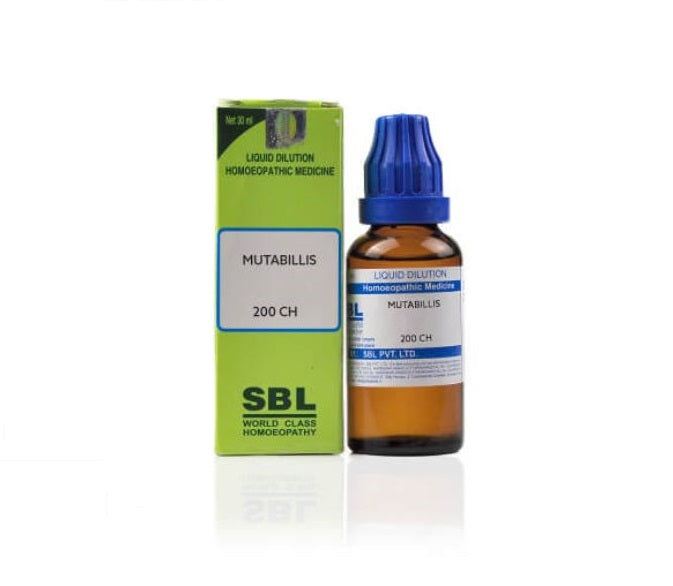 SBL Mutabillis Homeopathy Dilution 6C, 30C, 200C, 1M, 10M
