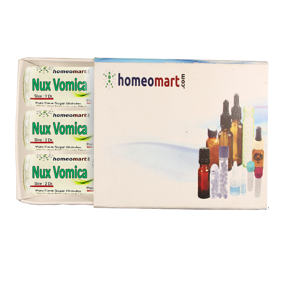 Homeopathy Nux Vomica 2 Dram Pills 6C, 30C, 200C, 1M, 10M