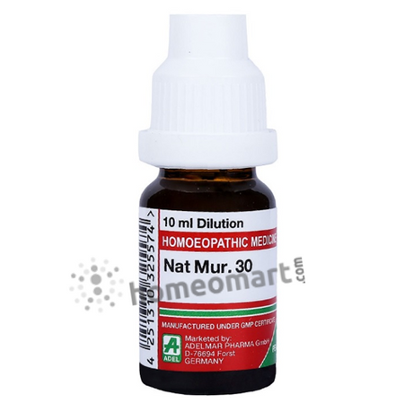 German Natrum Muriaticum Homeopathy Dilution 6C, 30C, 200C, 1M, 10M