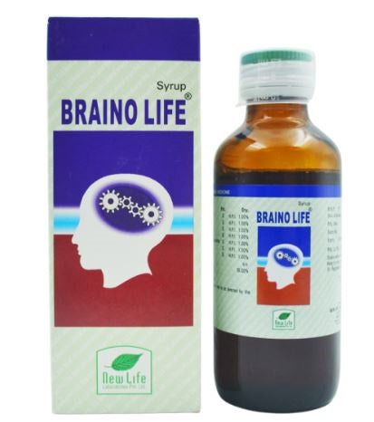 New Life Braino Life syrup homeopathy memory tonic enhancer
