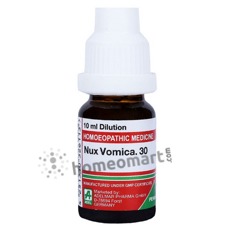 German Nux Vomica Dilution 6C, 30C, 200C, 1M, 10M