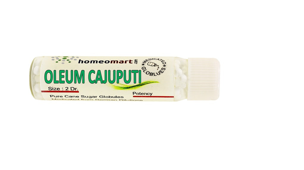 Cajuputum Homeopathy Medicated Pills 6c. 30C, 200c, 1M
