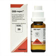 Adel 26 OSS regen drops packaging with indications  for Bone diseases, Healing Bones, Osteoarthritis