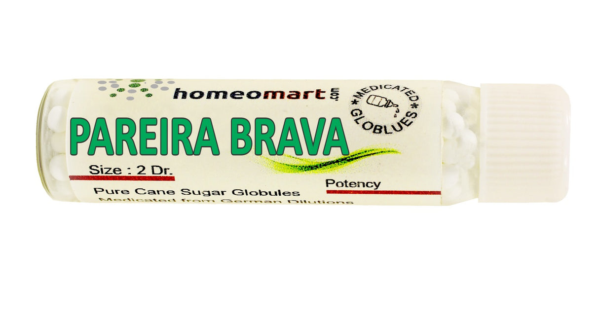 Pareira Brava Homeopathy 2 Dr medicated Pills 6c, 30c, 200c,1M