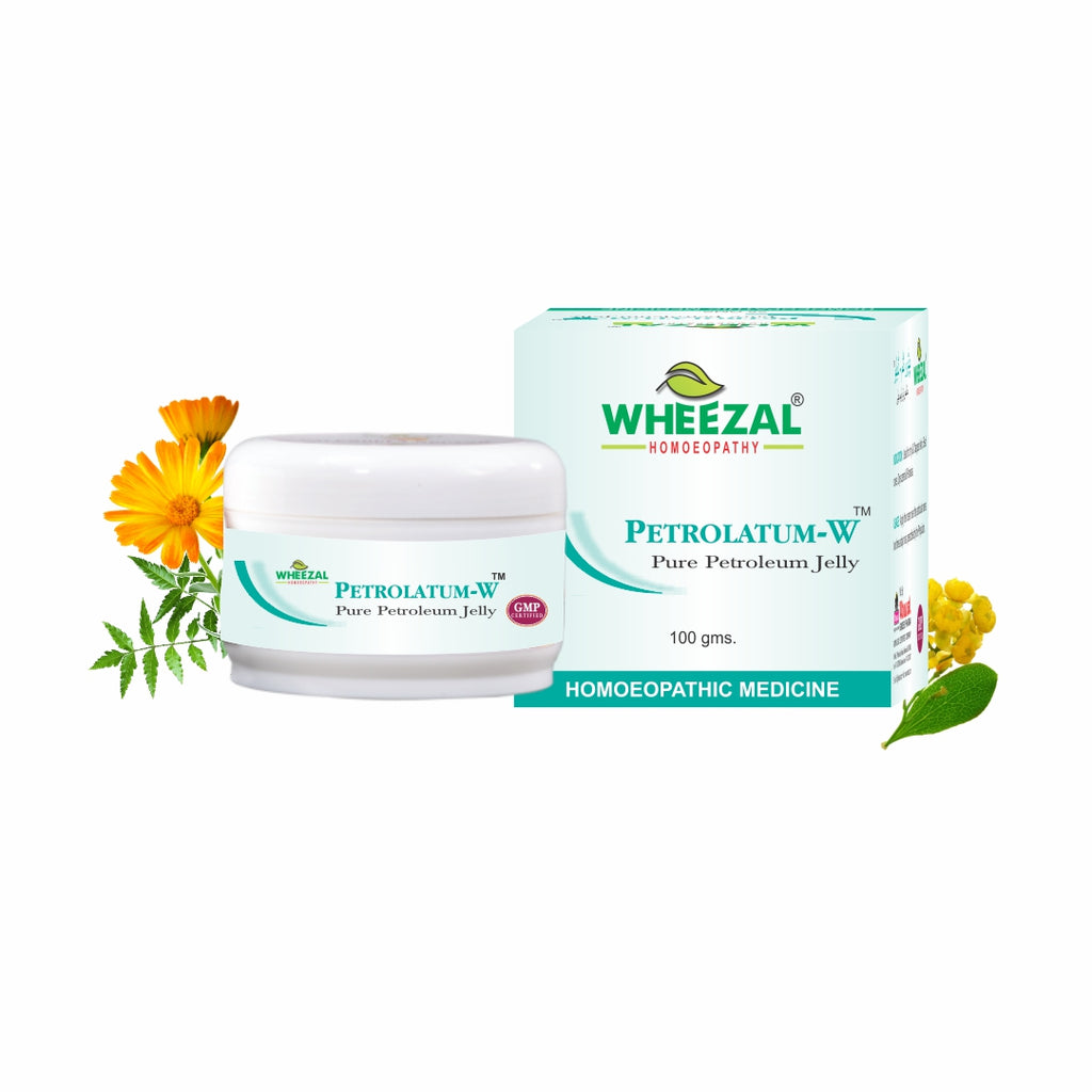 Wheezal Homeopathy Petrolatum-W Petroleum Jelly for soft supple skin