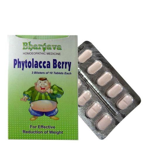 Bhargava Phytolacca Berry Tablets for Effective Reduction Of Weight