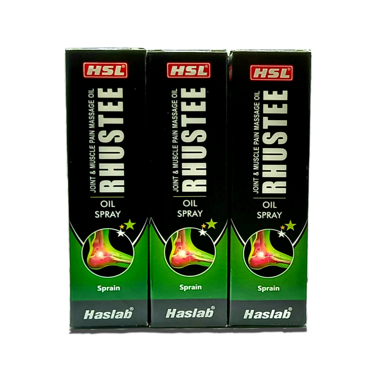 Haslab Rhustee Joint & Muscle pain massage oil spray