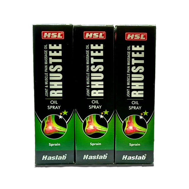 Haslab Rhustee Joint & Muscle pain massage oil spray