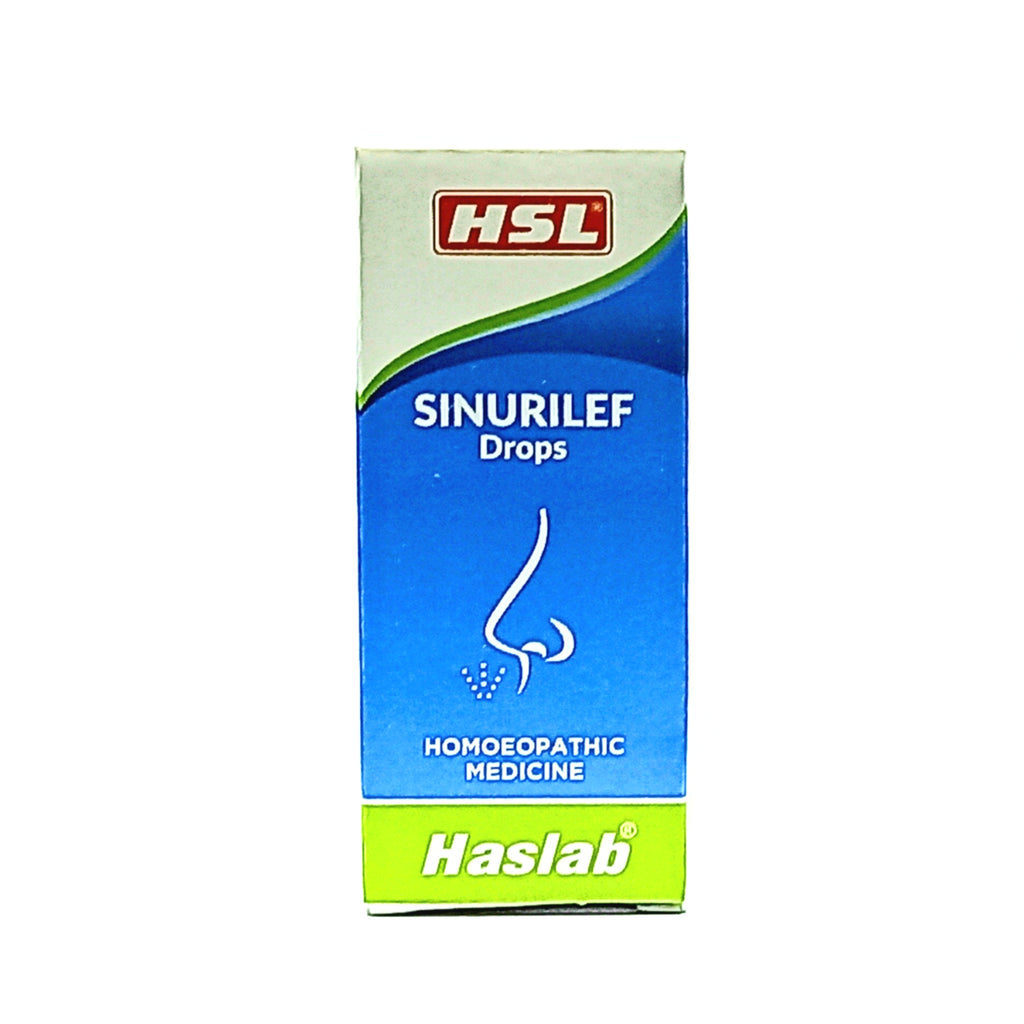 Haslab Sinurilef Drops for Sinusitis, Headache, Running nose