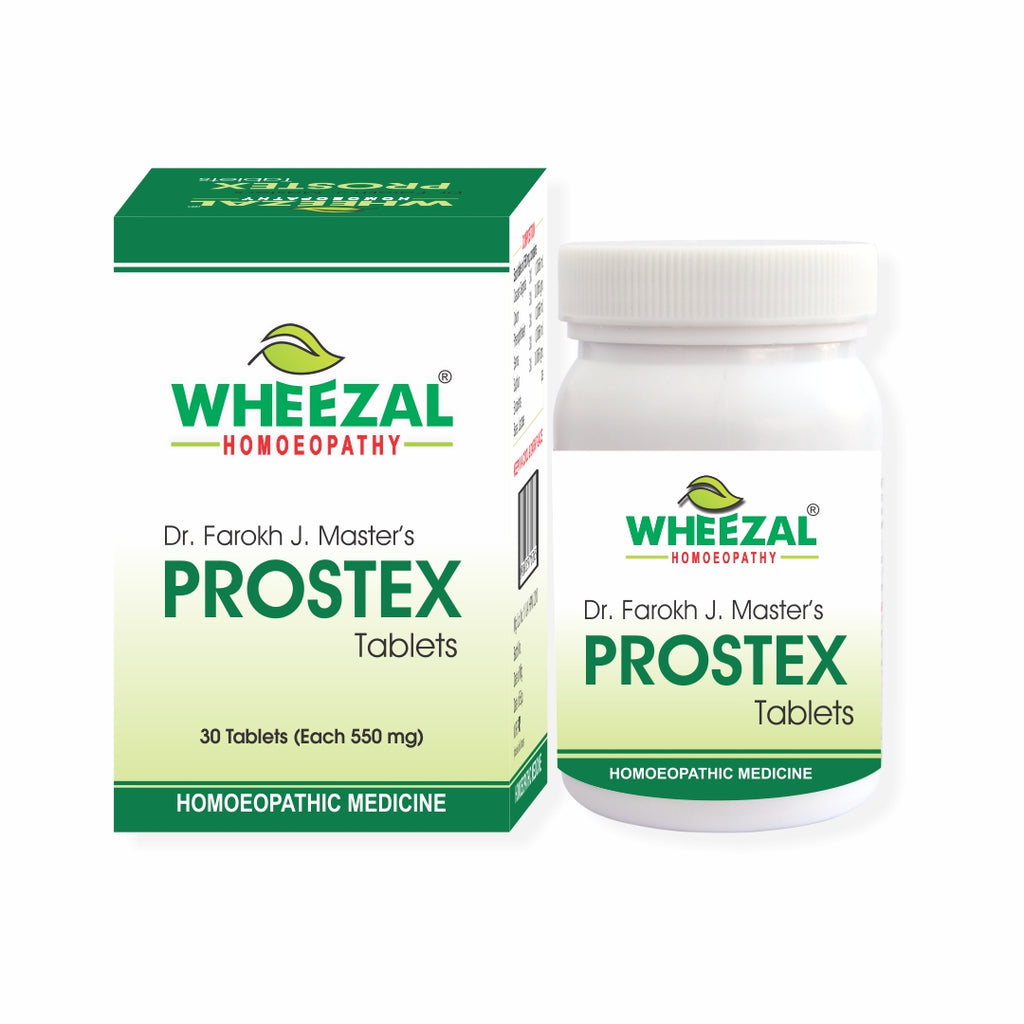 Wheezal Dr Farokh J M Homeopathy Prostex Tablets for Prostate Ailments
