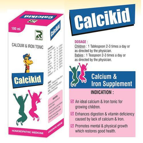 Dr Raj Calcikid Syrup Iron & Calcium Tonic