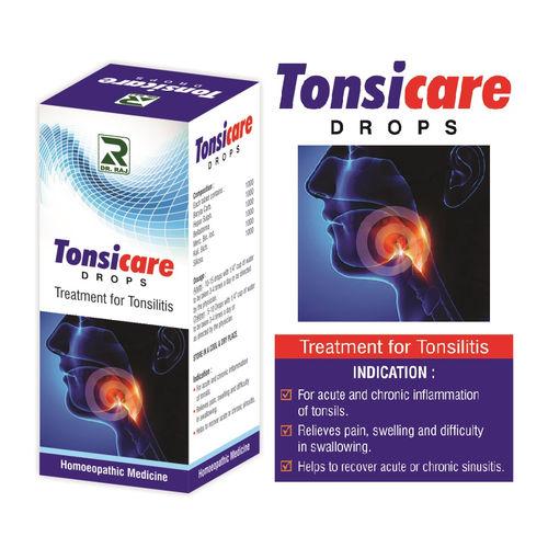 Dr Raj Tonsicare Drops for Tonsils, Throat Infection
