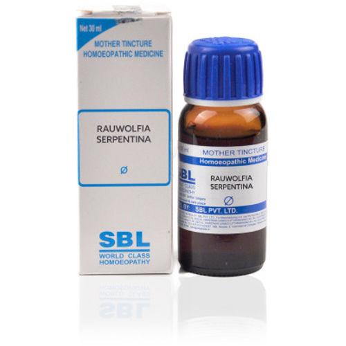 SBL Rauwolfia Serpentina Homeopathy Mother Tincture Q