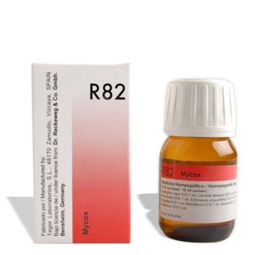 Dr.Reckeweg R82 Mycox anti fungal drops for ringworm, jock itch, vaginal yeast, fungal Skin infection