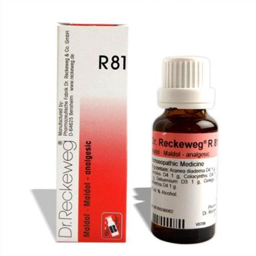 Dr.Reckeweg R81 Maldol drops, analgesic for headaches, neuralgic pains, arthralgia