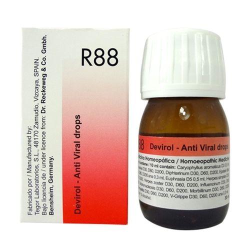 Dr.Reckeweg R88 anti Viral drops for measles, hepres, flu. Natural Immunization formula