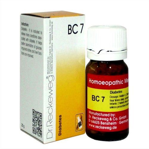 Dr Reckeweg Biochemic Combination Tablets BC7 for Diabetes
