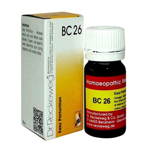 Dr Reckeweg Biochemic Combination Tablets BC26 for easy Parturition (Delivery)