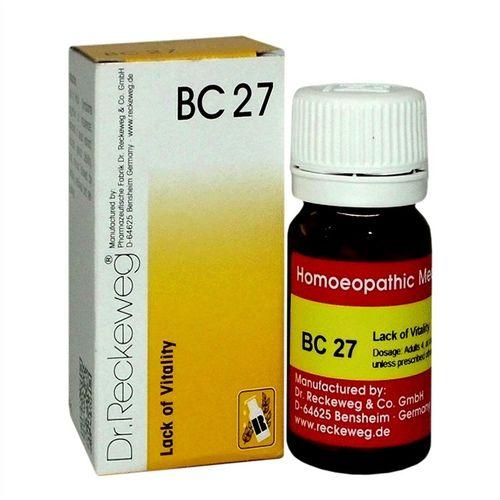 Dr Reckeweg Biochemic Combination Tablets BC27 for Impotence, Premature ejaculation