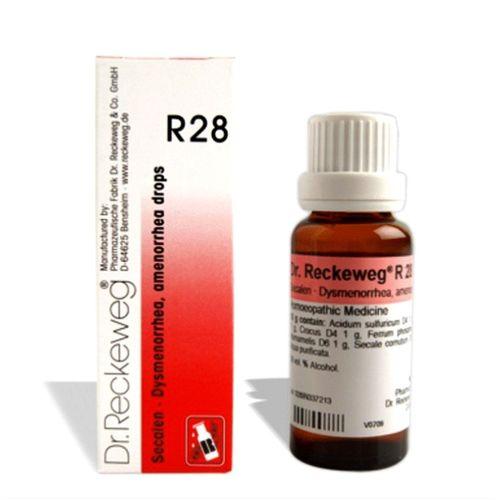 Dr.Reckeweg R28 homeopathy  drops for Dysmenorrhea, Amenorrhea, Irregular periods