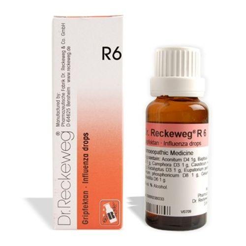 Dr.Reckeweg R6 Influenza drops for Pleurisy, Catarrh, Bronchitis, Flu