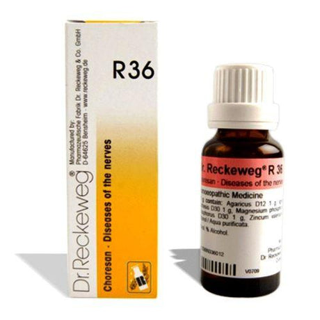 Dr.Reckeweg R36 drops for Nerve diseases, St.Vitus dance, Chorea