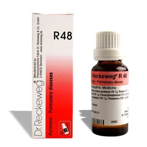 Dr.Reckeweg R48 Pulmonary disease drops for Tuberculosis, bronchial asthma, Smoking cough