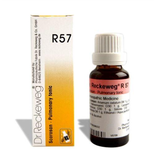 Dr.Reckeweg R57 Pulmonary drops for Circulatory complaints, nocturnal perspiration