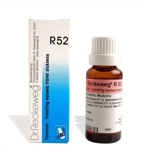 Dr.Reckeweg R52 homeopathy drops for Vomiting, Travel sickness, Nausea