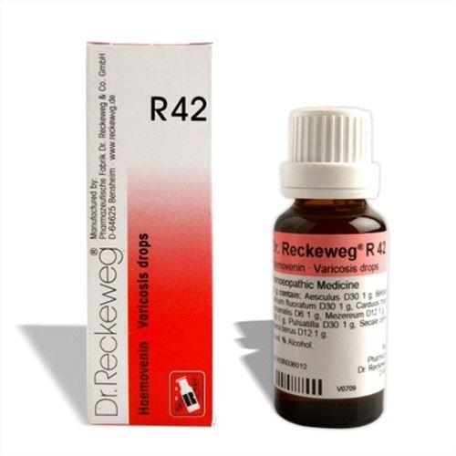 Dr.Reckeweg R42 homeopathy drops for Varicose Veins, Inflammation Choking of Veins