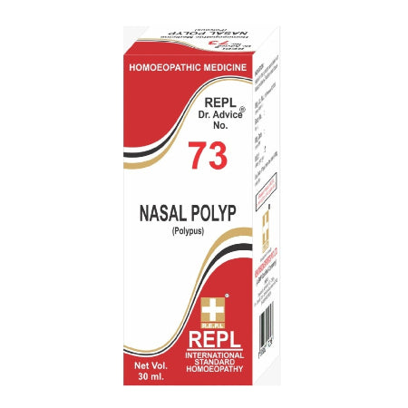 Get relief from nasal polyps, congestion & sinus blockage with REPL 73 drops. Fast-acting homeopathy for breathing ease & nasal comfort. No side effects.