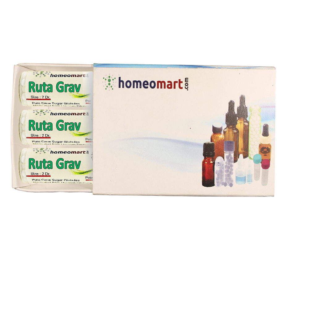 Homeopathy Ruta Graveolens 2 Dram Pills 6C, 30C, 200C, 1M, 10M