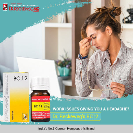 Beat headaches, fatigue & mental strain naturally! Reckeweg BC 12 restores mineral balance for calm nerves & clear focus.